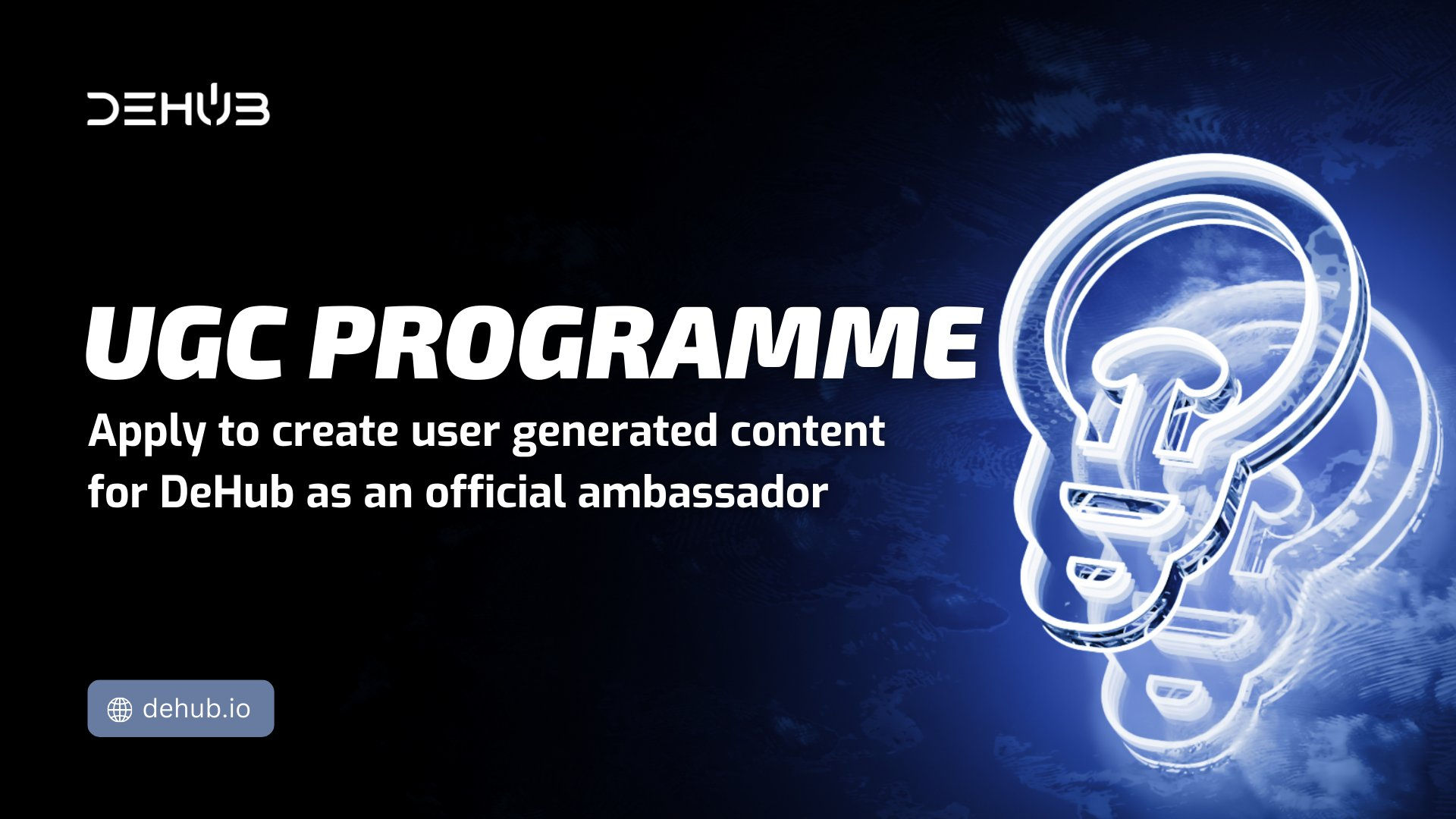 بانر برنامج **DeHub UGC Programme**