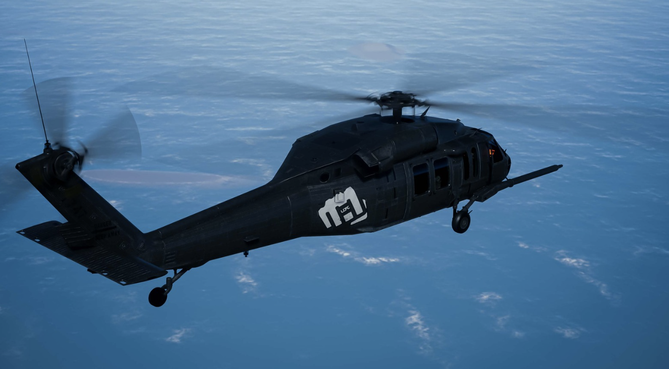Last Chad Standing helicopter
