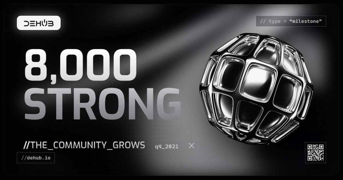 DeHub Q4 2021 update: Strength in Numbers: DeHub Community Exceeds 8,000 Active Members