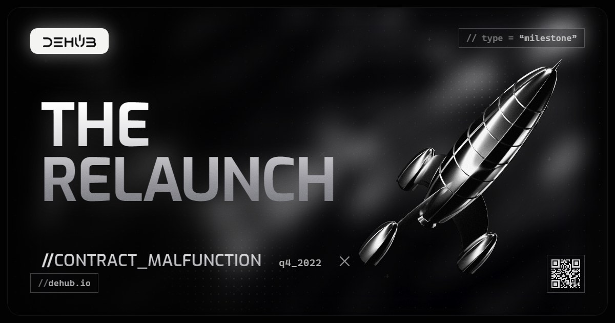 DeHub Q4 2022 update: The Unforeseen: Navigating a Contract Malfunction and V2 Relaunch