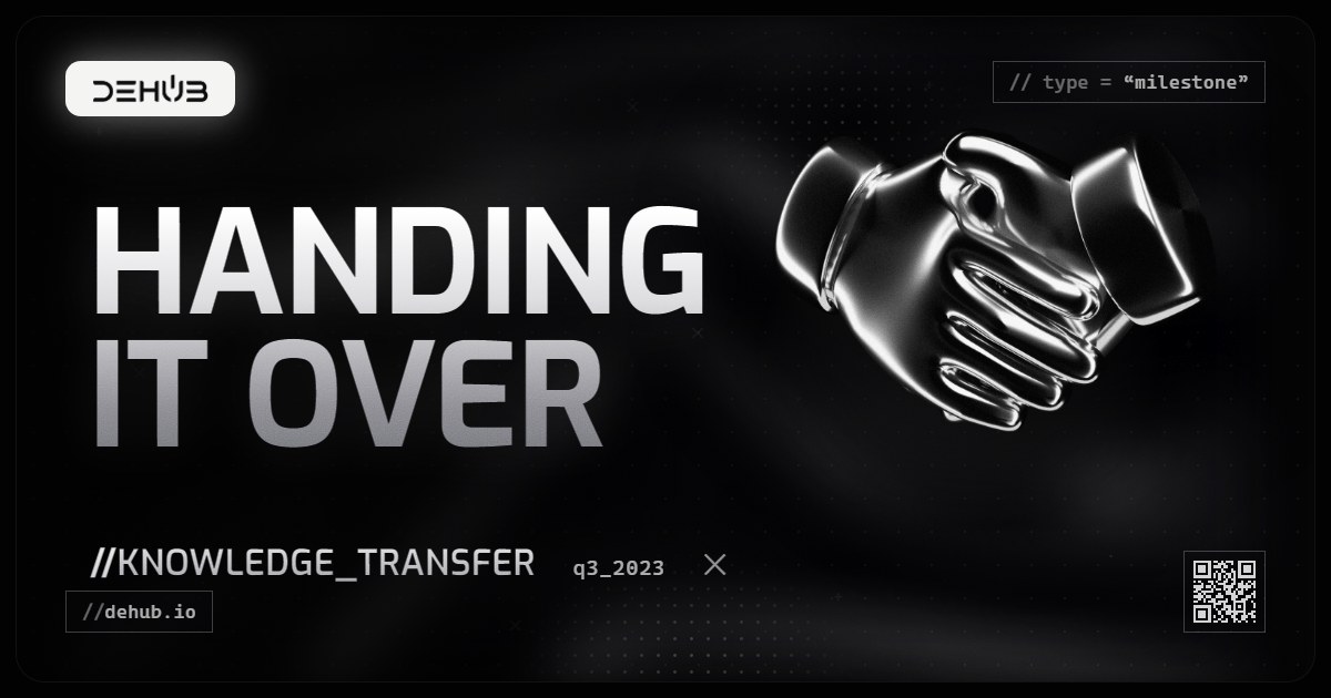 DeHub Q3 2023 update: Supporting Growth: Knowledge Transfer to Fan.site Team