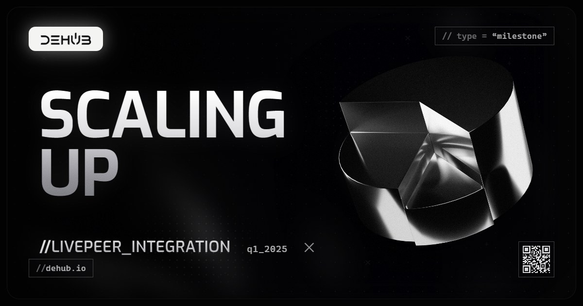 DeHub Q1 2025 update: Scaling New Heights: Livepeer Integration for 50k+ Concurrent Viewers