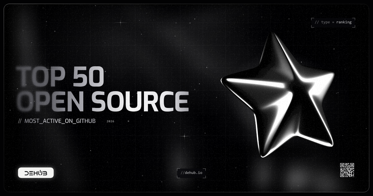 Top 50 Most Active Open Source Projects 2026 (GitHub Data) | DeHub